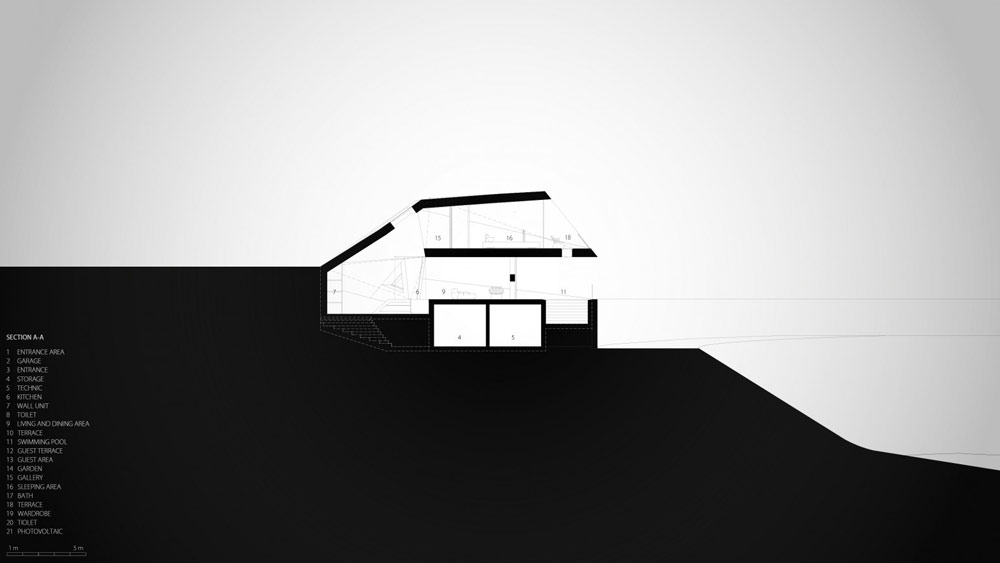 Villa F - Blueprints 05 - By Hornung and Jacobi Architecture